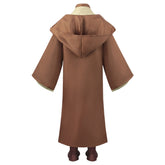 Kids Children Star Wars Jedi Brown Set Outfits Cosplay Costume Halloween Carnival Suit